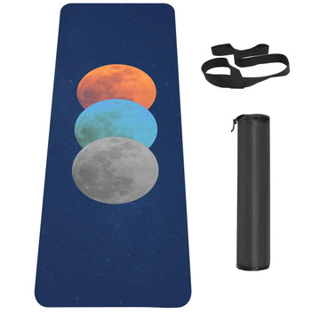 Knsbk TPE Non-Slip Yoga Mat for Men & Women with Strap – 6mm Thick