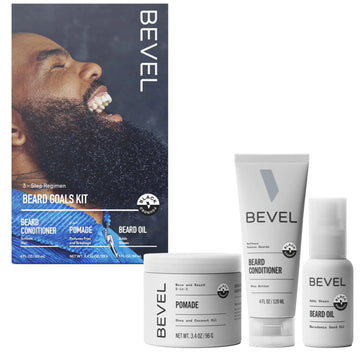 Bevel Men’s Beard Kit – Reduce Redness, Hydrate & Strengthen Beard Daily