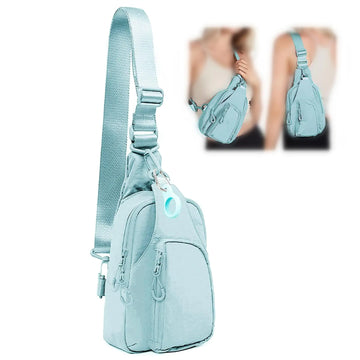 Mini FREE ROCK Nylon Crossbody Bag – Outdoor Sling Bag for Hiking Travel
