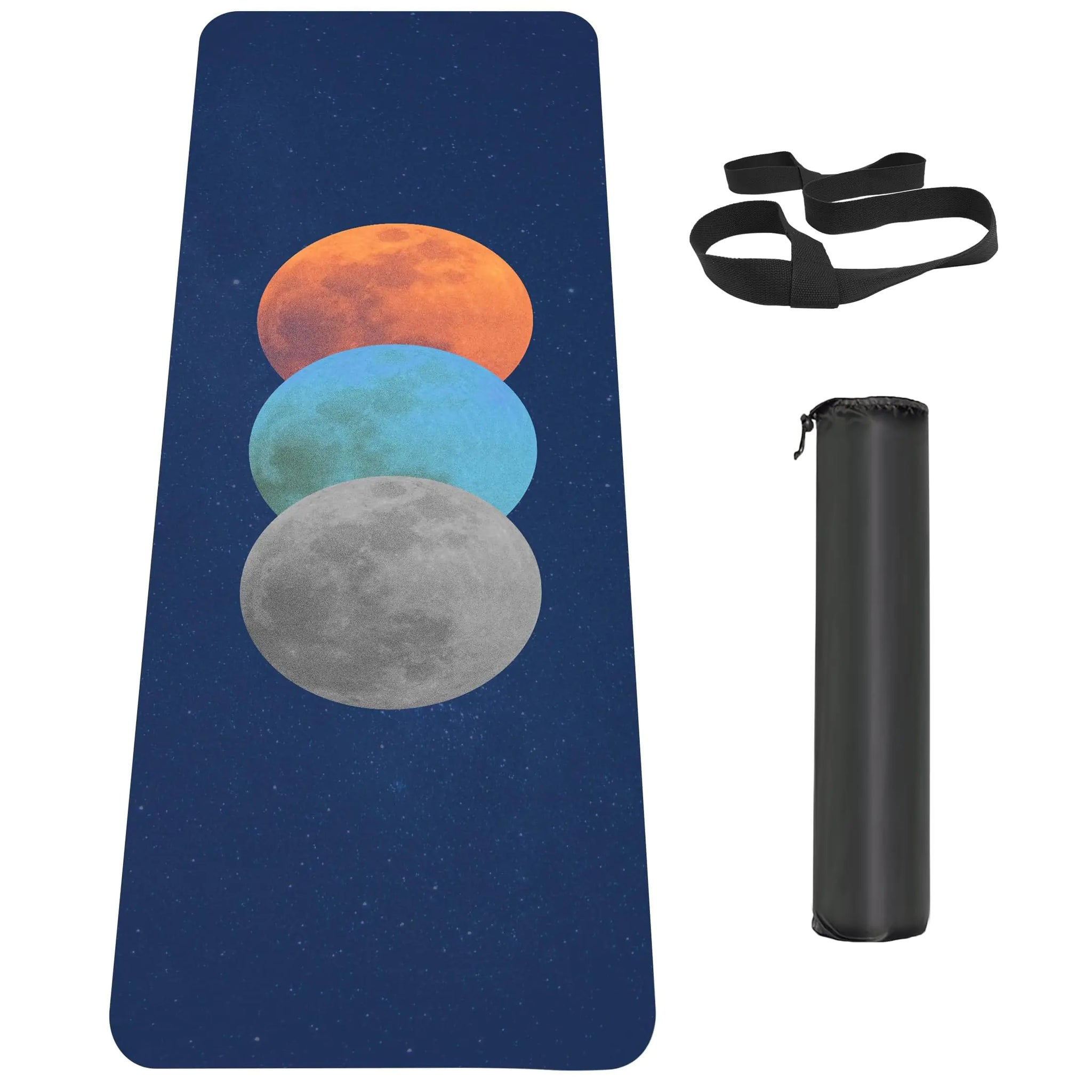 Knsbk TPE Non-Slip Yoga Mat for Men & Women with Strap – 6mm Thick