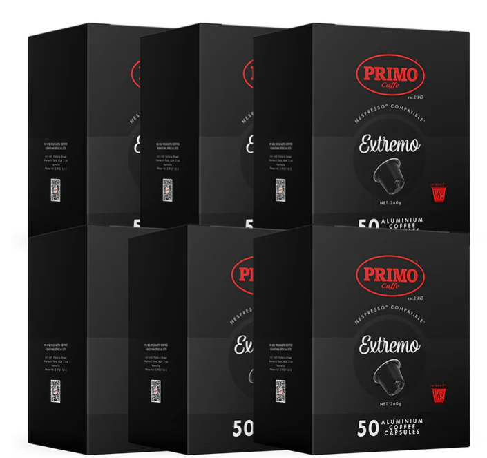 PRIMO Coffee Extremo – Coffee Capsules (50 Pack)